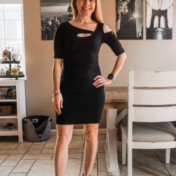 Nwt Goldray Xandra Ribbed Knit Dress 